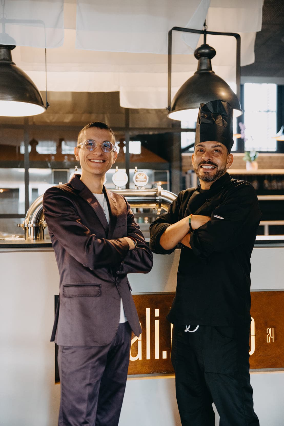 Ristorante con cucina a vista